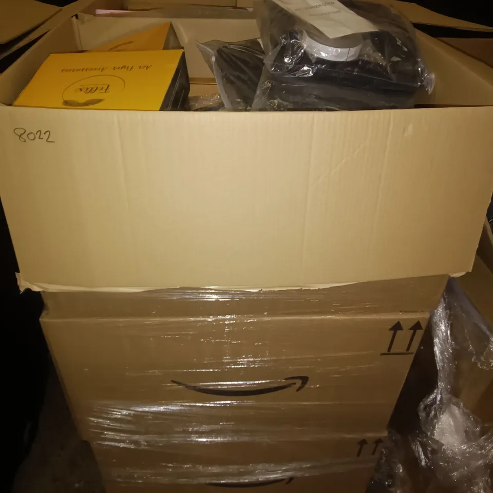 PALLET OF ASSORTED ITEMS TO INCLUDE PET SCREEN DOORS, ACRYLIC MARKERS AND MAGNIFYING MIRRORS