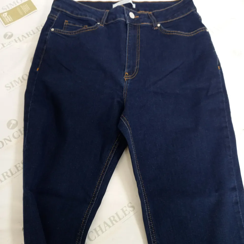 MICHELLE KEEGAN DARK DENIM JEANS - SIZE 12