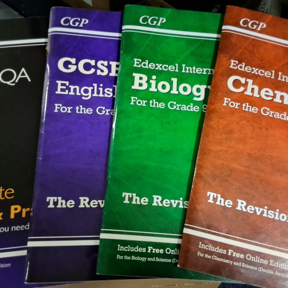 LOT OF 15 ASSORTED CGP EDUCATIONAL BOOKS