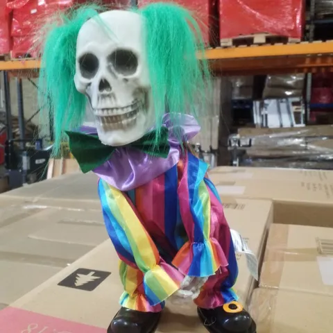 PALLET CONTAINING APPROXIMATELY 48 BOXES OF 6 BRAND NEW ANIMATED RAINBOW CREEPY CLOWNS