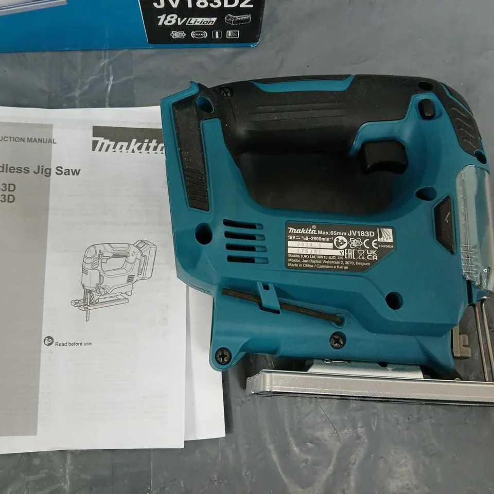 BOXED MAKITA CORDLESS IG SAW - JV183DZ