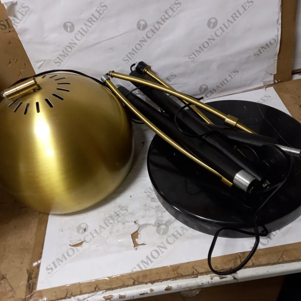 JOHN LEWIS HECTOR FLOOR LAMP, ANTIQUE BRASS FINISH