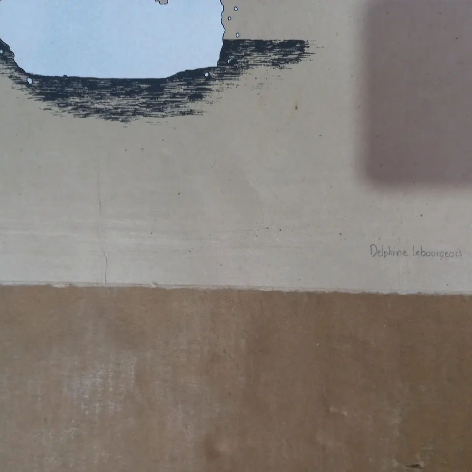 LOT OF 2 DELPHINE LEBOURGEOIS SIGNED LIMITED EDITION ART PRINTS (3/25)