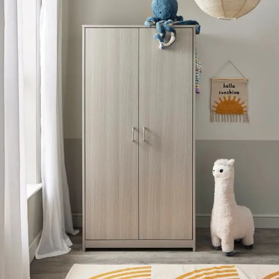 BOXED BABYMORE CARO WARDROBE - GREY WASH (3 BOXES)