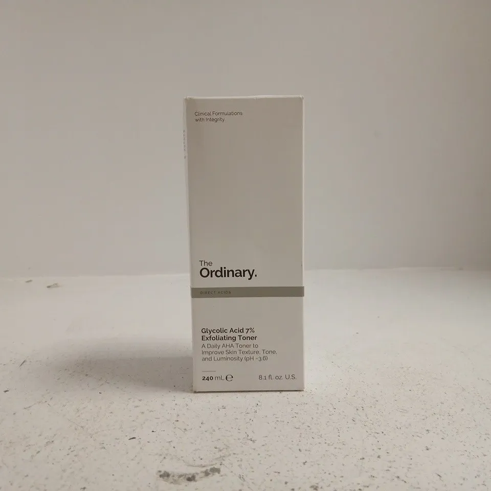 THE ORDINARY GLYCOLIC ACID 7% EXFOLIATING TONER – 240 ML (BOXED)