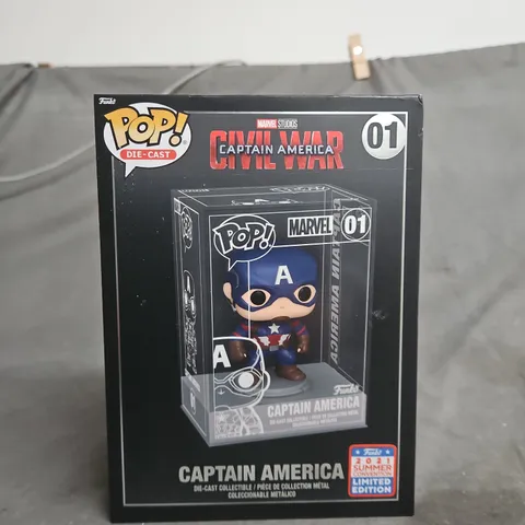 POP! DIE-CAST - CAPTAIN AMERICA CIVIL WAR - CAPTAIN AMERICA DIE-CAST COLLECTIBLE - 01