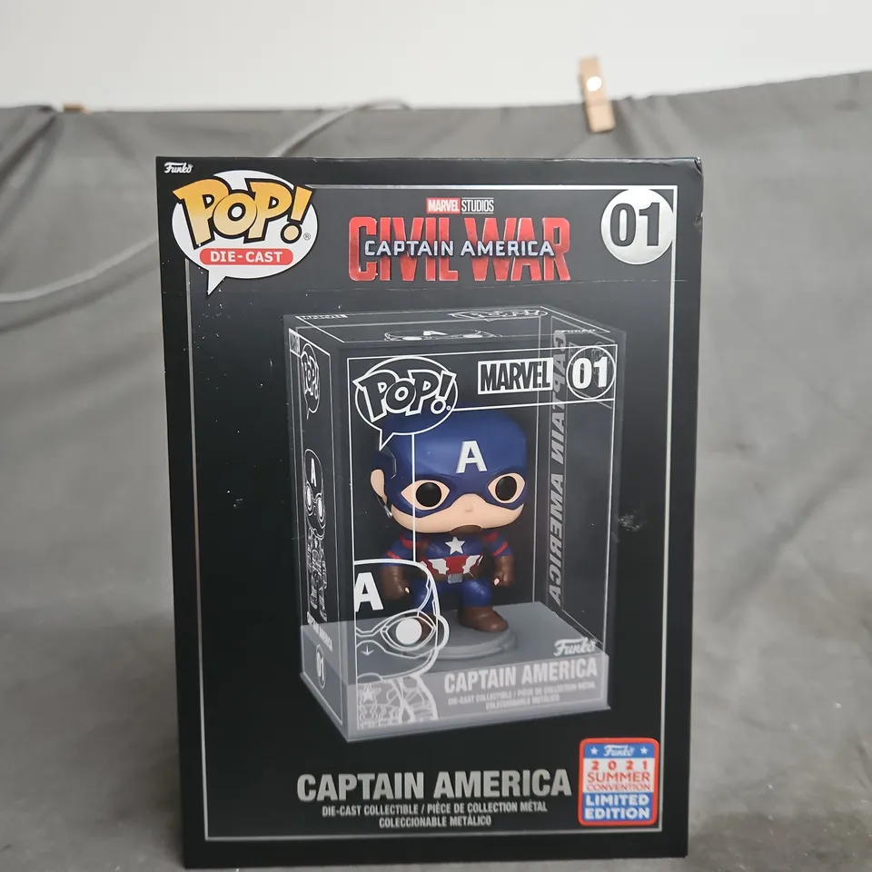 POP! DIE-CAST - CAPTAIN AMERICA CIVIL WAR - CAPTAIN AMERICA DIE-CAST COLLECTIBLE - 01
