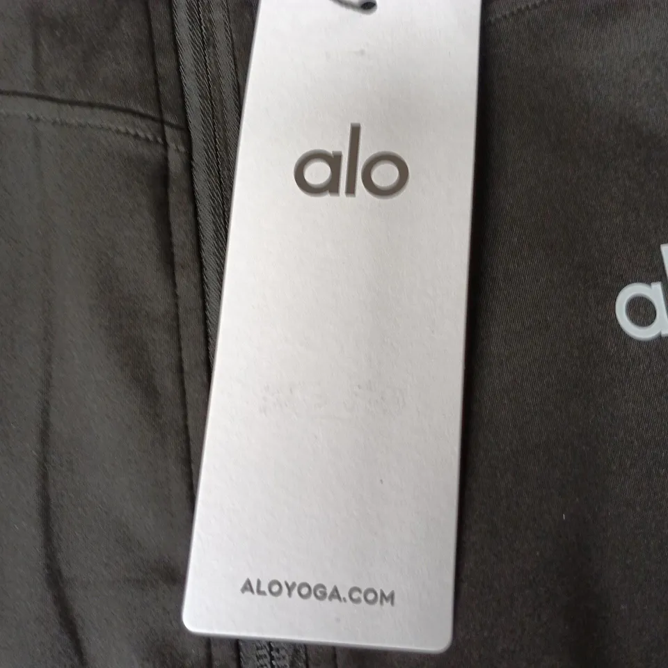 ALO YOGA ZIP-FRONT JACKET – BLACK