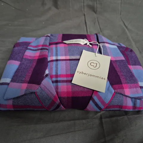 CYBERJAMMIES - HAZEL DARK PURPLE CHECK NIGHTSHIRT - SIZE  20