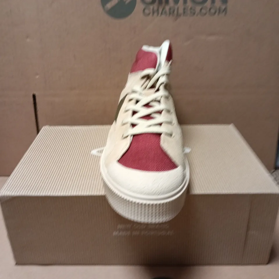 SANJO LACE UP ANKLE BOOTS PEARL MULTI SIZE EU 44