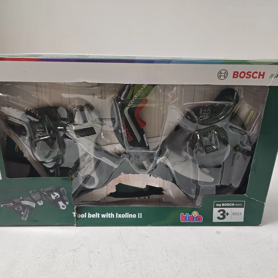 BOSCH MINI TOOL BELT WITH IXOLINO II – TOY SET 