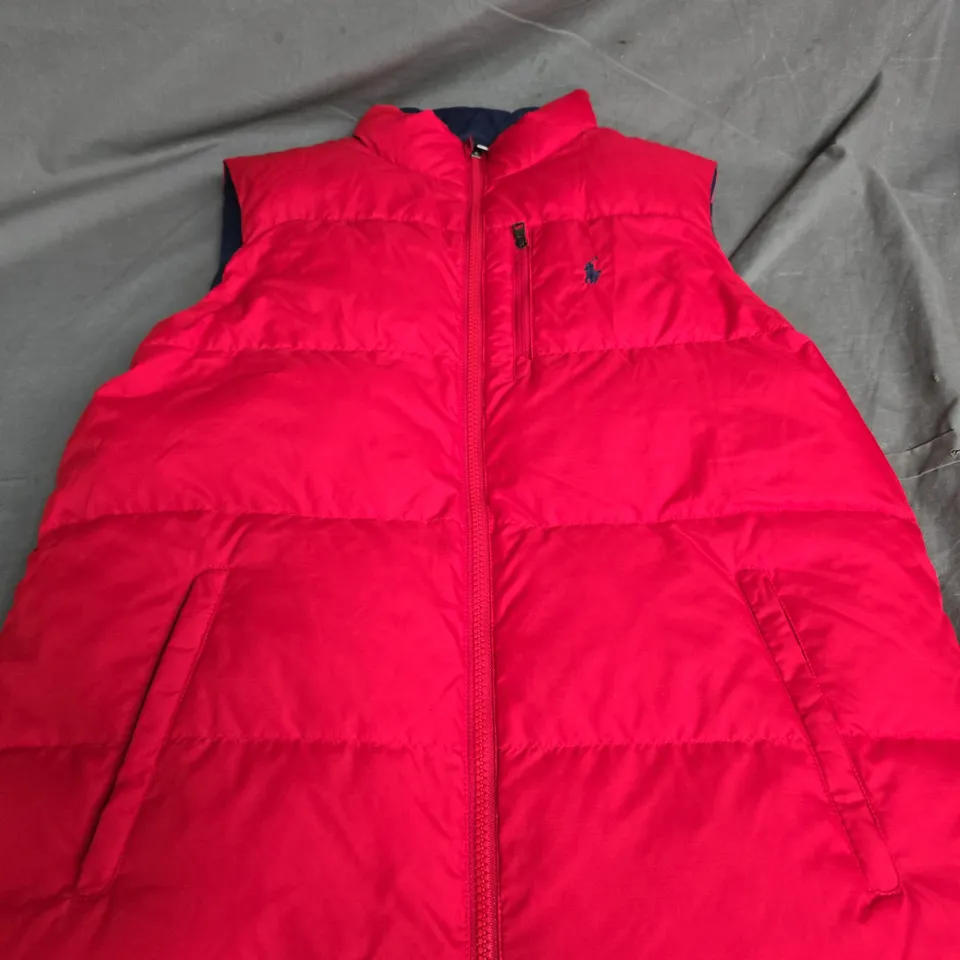 POLO RALPH LAUREN QUILTED PADDED GILET - SIZE UNSPECIFIED