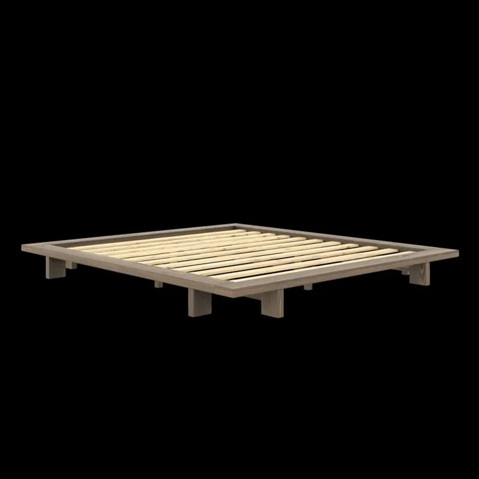 BOXED/WRAPPED JAPAN BED FRAME - 6FT SUPERKING, UNFINISHED (2 ITEMS)