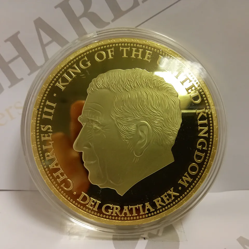 KING CHARLES III GOLD COMMEMORATIVE COIN