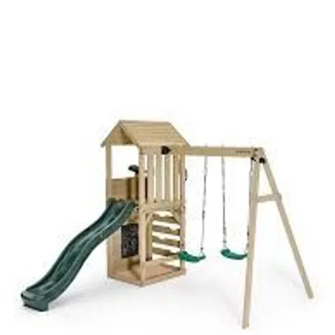 BOXED PLUM WOODEN LOOKOUT TOWER WITH SWING ARM (4 PIECES)