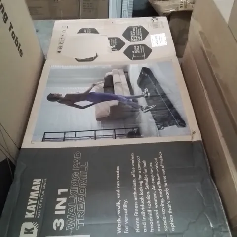 BOXED KAYMAN 3IN1 WALKING PAD TREADMILL