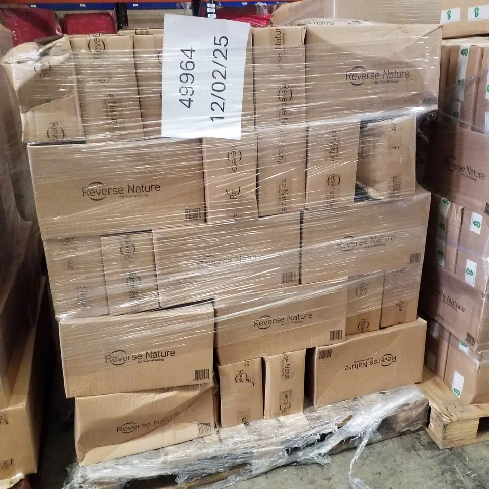 PALLET OF 80 BOXES EACH CONTAINING APPROXIMATELY 10 REVERSE NATURE FOAMING HAND SANITISER 500ML BAGS