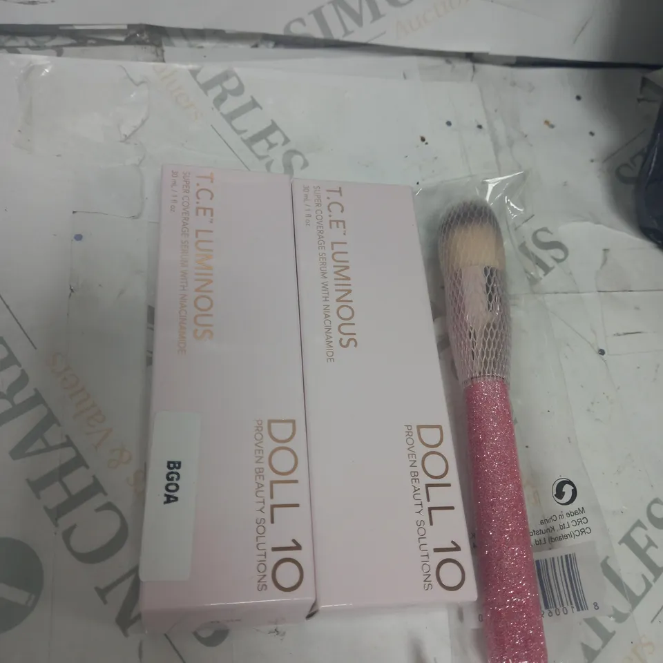2 X T.C.E LUMINOUS DOLL 10 WITH 1 x BRUSH
