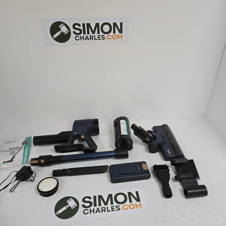 BLITZ V12 HANDHELD VACUUM CLEANER WITH ATTACHMENTS