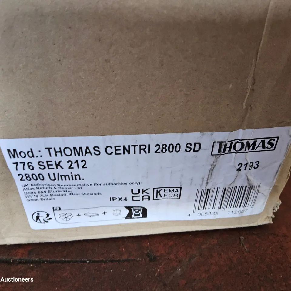BOXED THOMAS SPIN SDRYER Model 2800SD WHITE