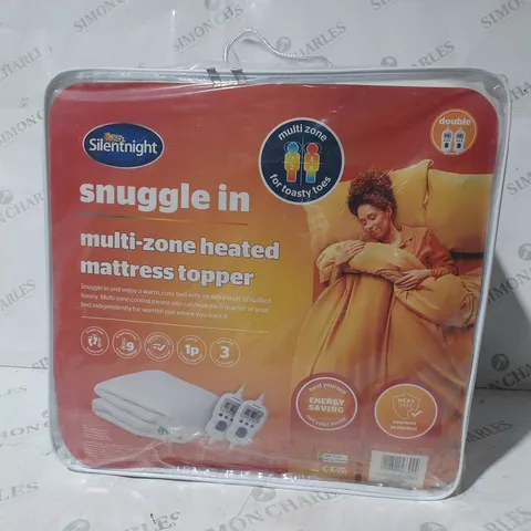 SILENTNIGHT SNUGGLE IN MULTI-ZONE HEATED MATTRESS TOPPER - DOUBLE SIZE