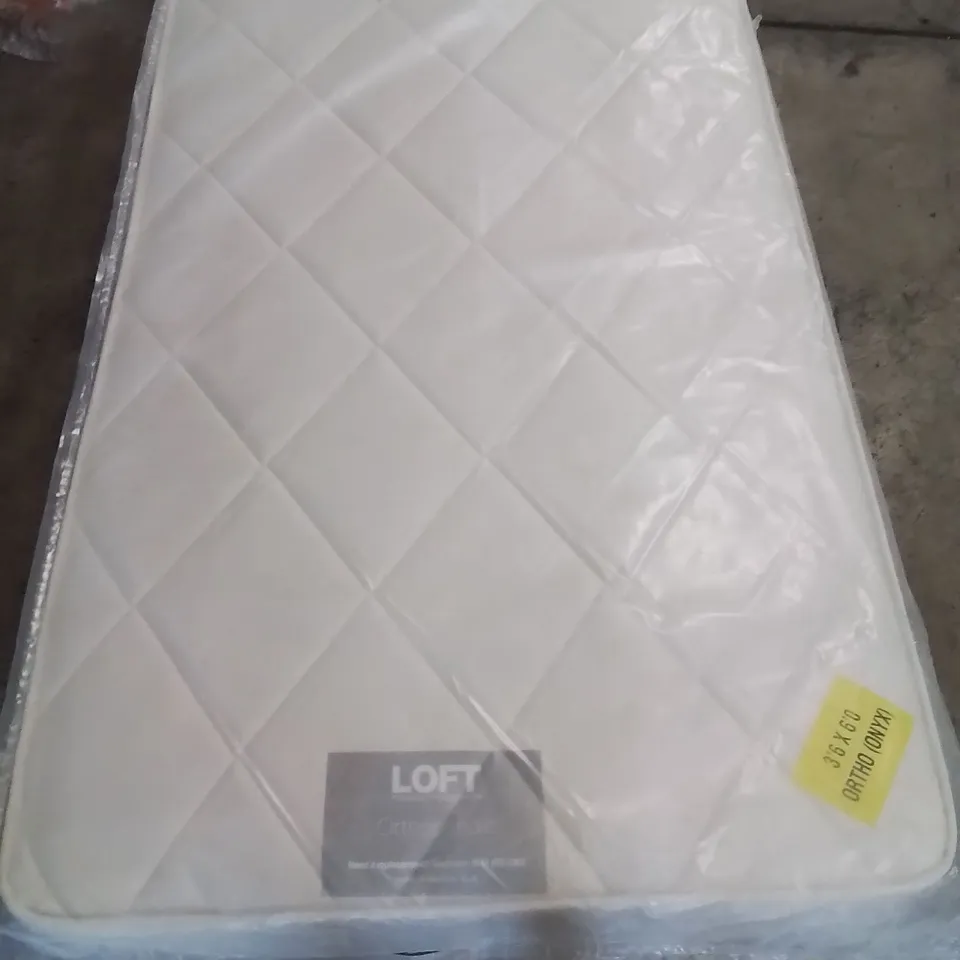 BRAND NEW QUALITY BAGGED LOFT ORTHOPEDIC 3'6×6'0 LARGE SINGLE MATTRESS