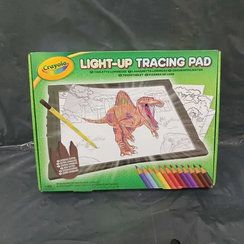 BOXED CRAYOLA DINOSAUR LIGHT-UP TRACING PAD