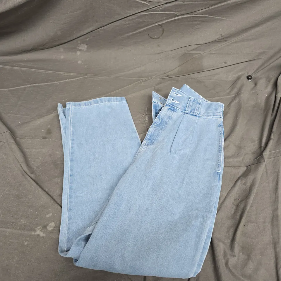 LUCY & YAK ADDISON JEANS – ORGANIC DENIM, LIGHTWASH BLUE, SIZE 30R