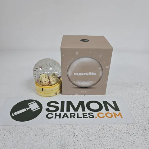 12 BOXED TYPO DUMPLING SNOWGLOBES