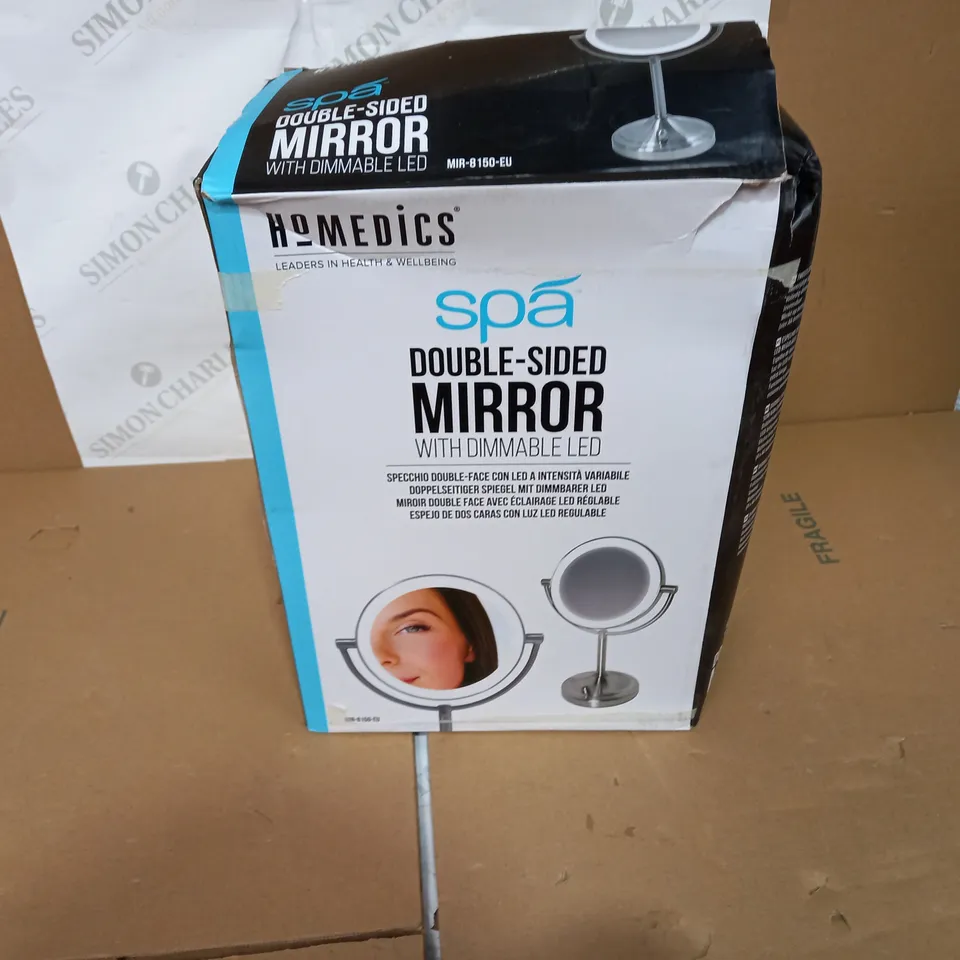 BOXED HOMEDICS SPA DOUBLE SIDED MIRROR MIR-8150-EU