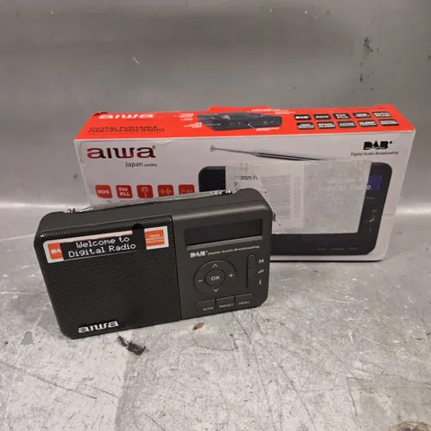 BOXED AIWA RD-40 DIGITAL PORTABLE DAB+/FM RADIO