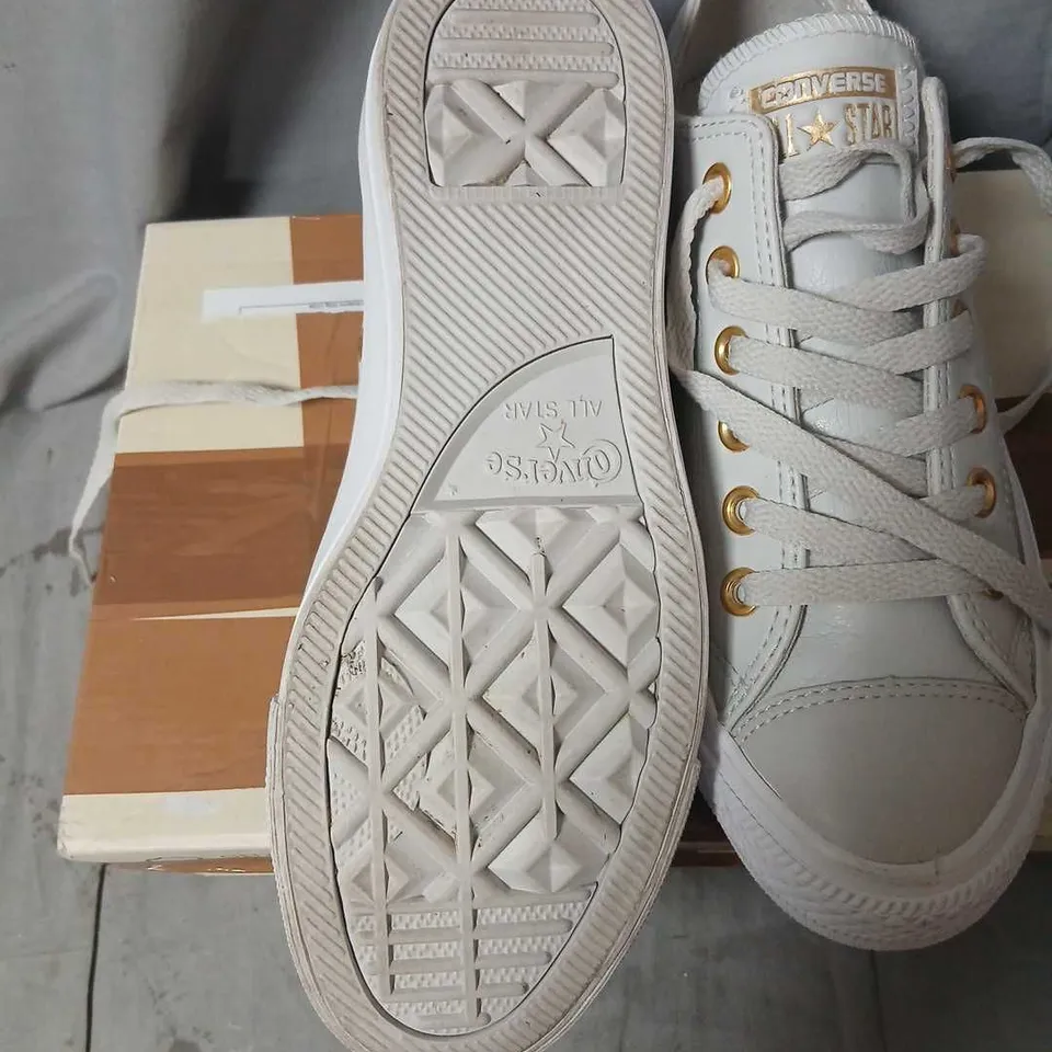 CONVERSE ALL STAR UNISEX SNEAKERS – WHITE, UK 5 (EU 37.5, CM 24)