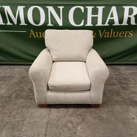 BAILEY FABRIC ARMCHAIR - STONE