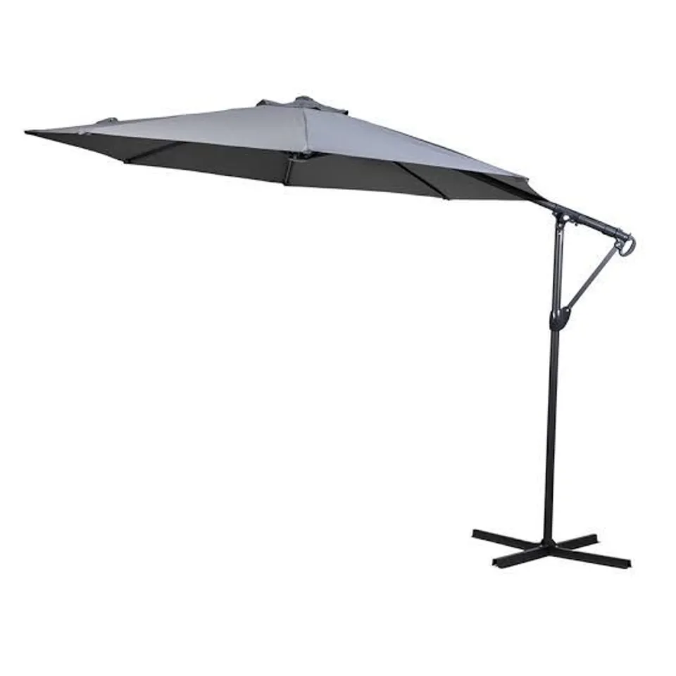 BOXED VAZZANO GREY 3M PARASOL (1 BOX)