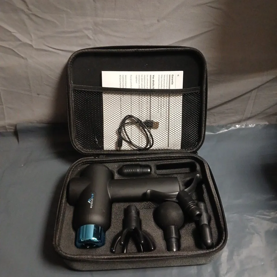 MUSCLEFLO MASSAGE GUN WITH HARD CASE