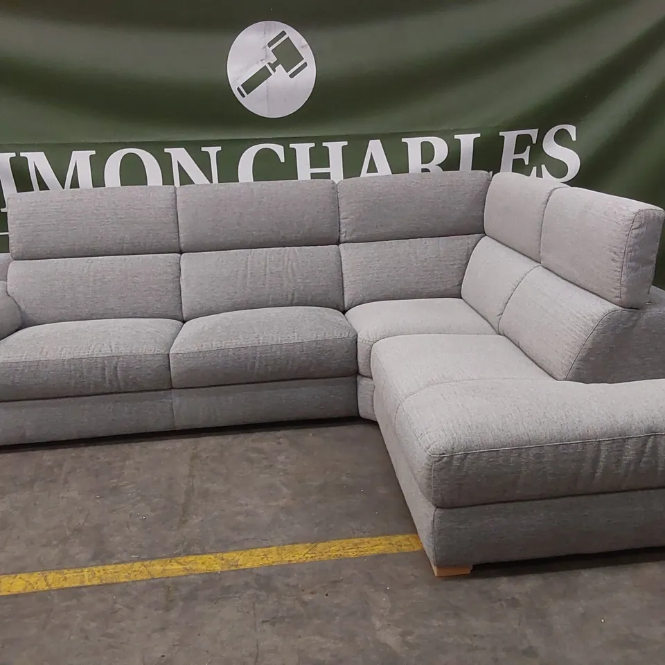 QUALITY DESIGNER ITALIAN MADE RICCARDO FABRIC CORNER SOFA