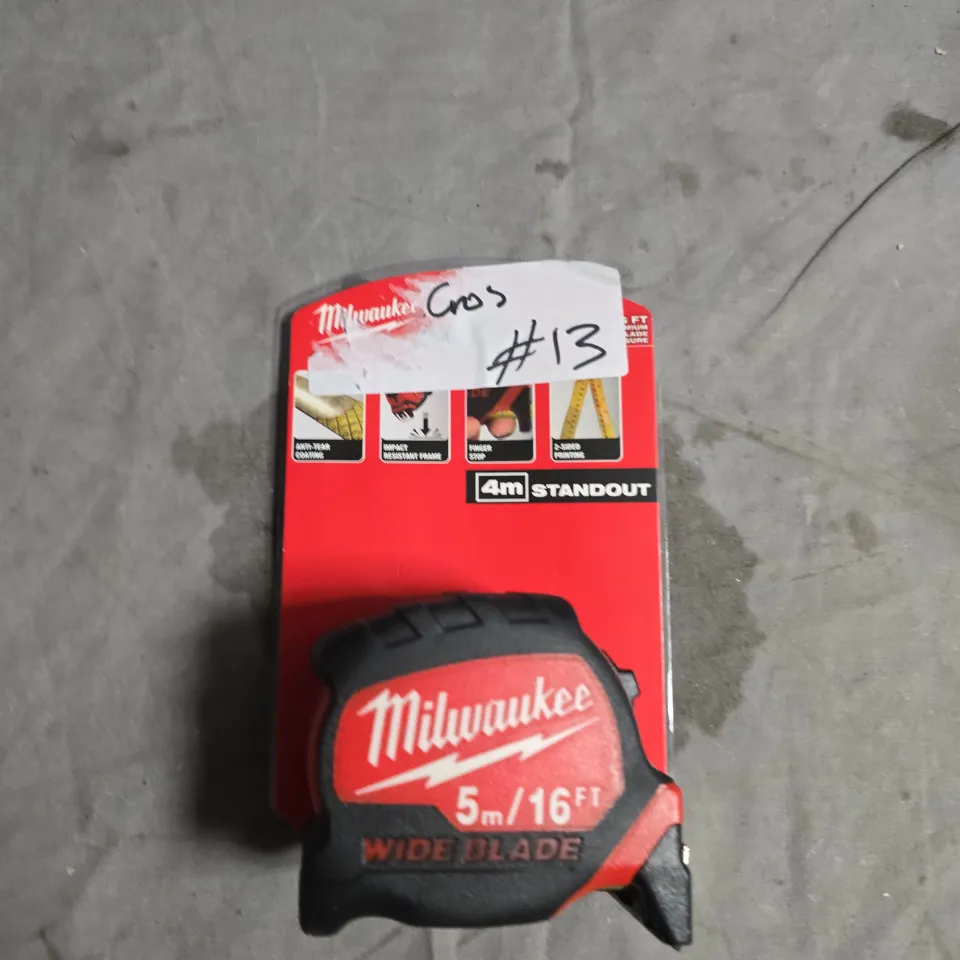 MILWAUKEE TAPE MEASURE 5M/16FT