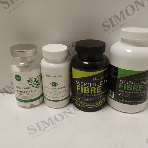 BOX OF APPROXIMATELY 20 TUBS OF ASSORTED NATURWORX FOOD SUPPLEMENTS