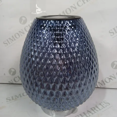 MY GARDEN STORIES TABLE TOP GLASS SOLAR LANTERN