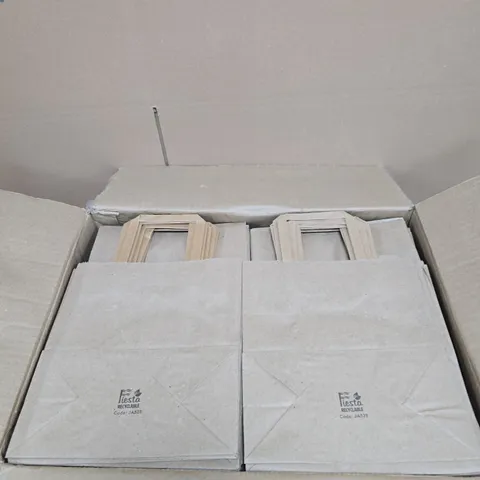 Fiesta Flat Handle Bags Brown, Medium, Pack 250 – Boxed