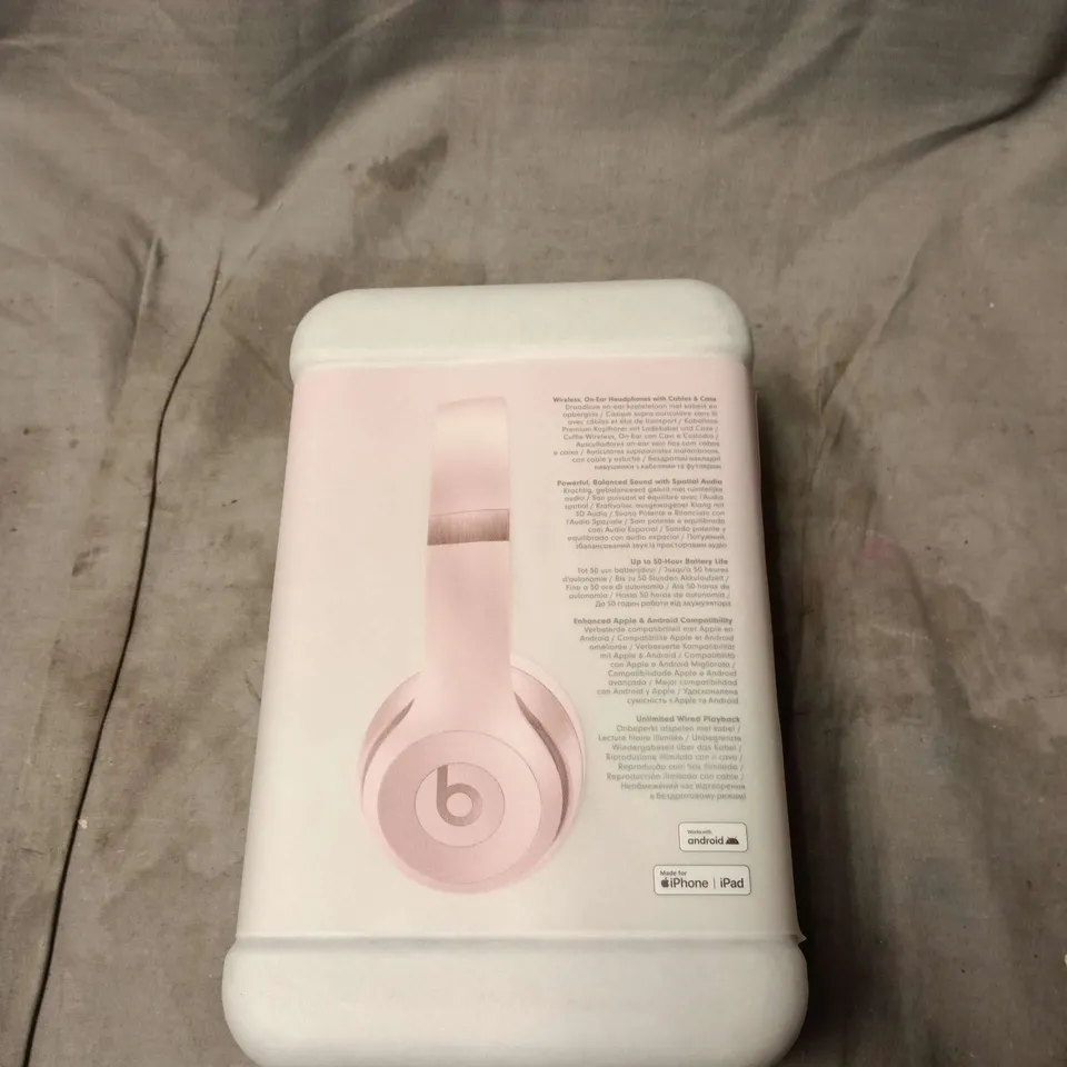 BEATS SOLO 4 WIRELESS HEADPHONES – PINK, SEALED