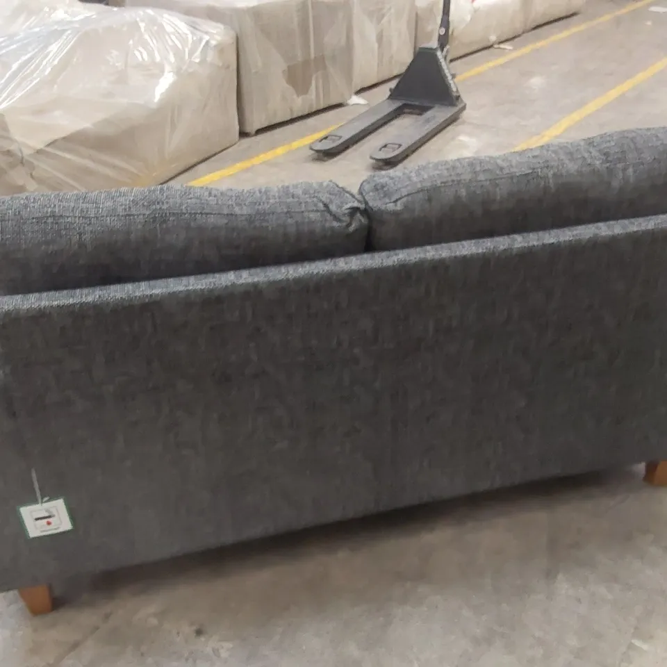 PRENT FABRIC 2 SEATER SOFA - CHARCOAL  RRP £879