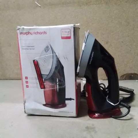 BOXED MORPHY RICHARDS 2IN1 TURBOSTEAM