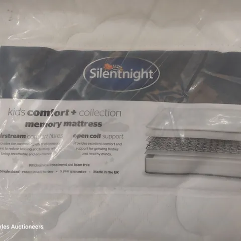 QUALITY BAGGED 3' SINGLE SILENTNIGHT KIDS COMFORT + COLLECTION MEMORY MATTRESS