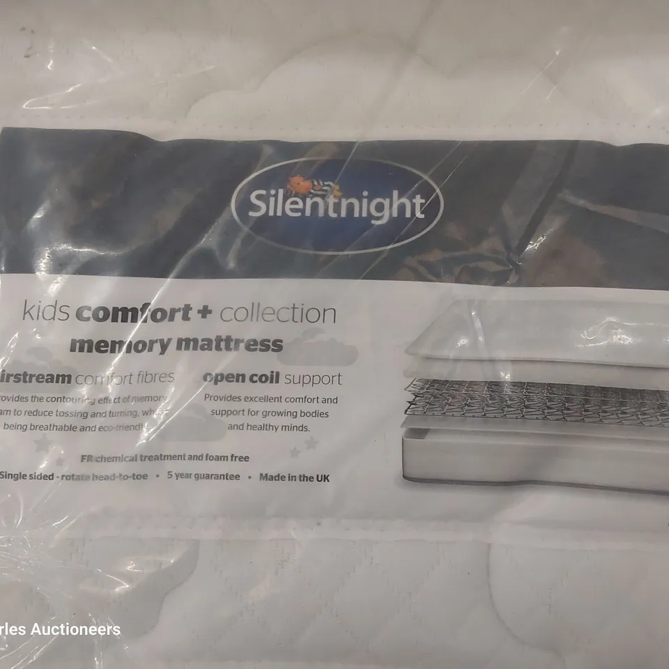 QUALITY BAGGED 3' SINGLE SILENTNIGHT KIDS COMFORT + COLLECTION MEMORY MATTRESS 