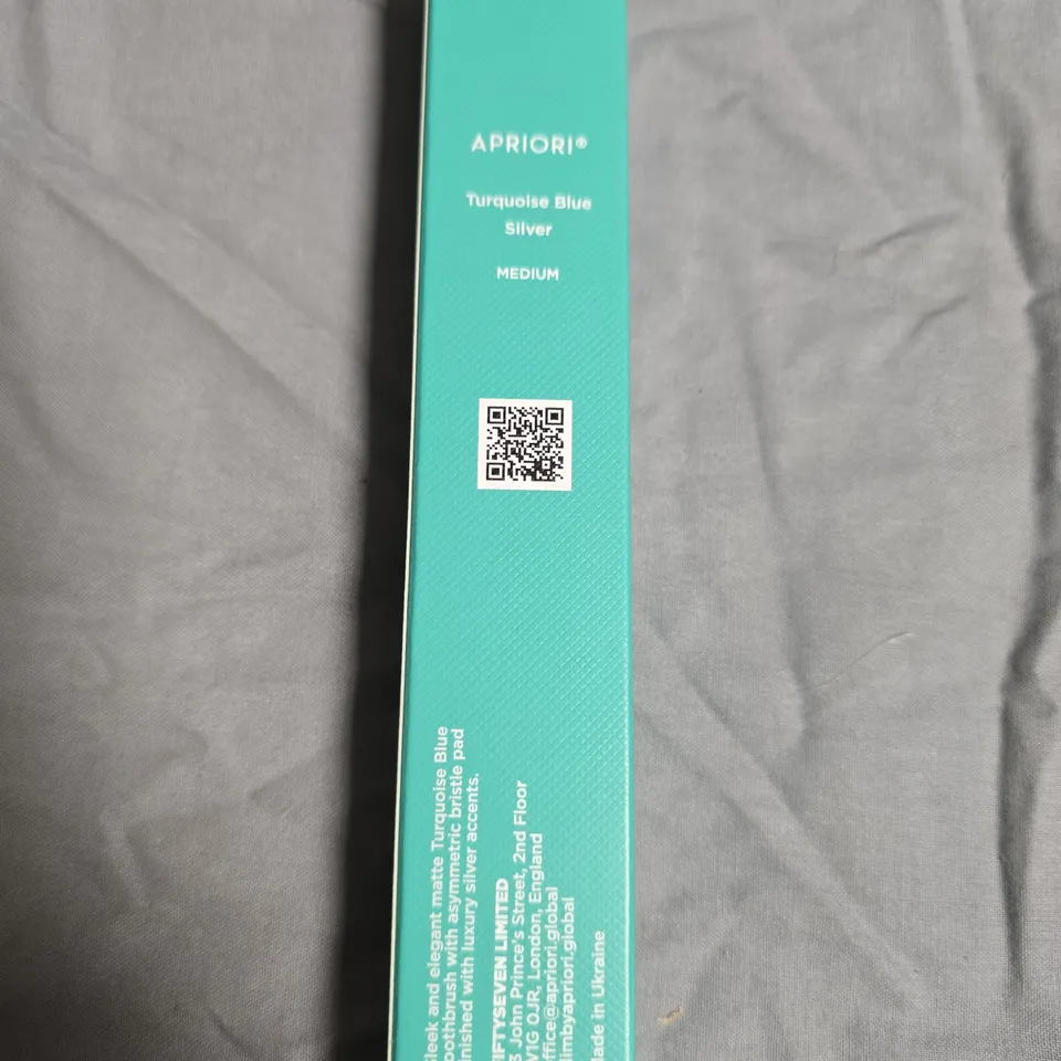 APPROXIMATELY 140 APRIORI TURQUOISE BLUE MEDIUM  TOOTHBRUSH