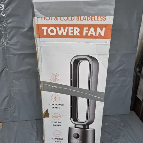BOXED HOME SMART HOT & COLD BLADELESS TOWER FAN