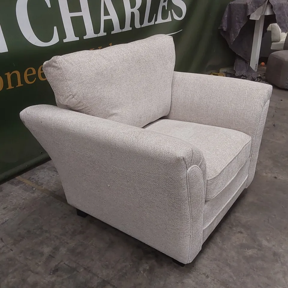 DURY CHUNKY WEAVE ARMCHAIR - NATURAL RRP £449