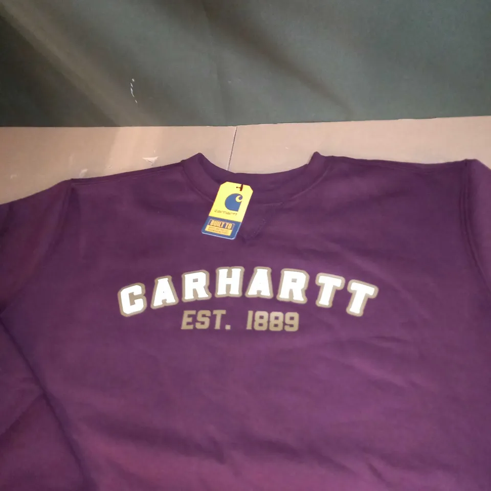 CARHARTT LOOSE FIT MIDWEIGHT LOGO GRAPHIC SWEATSHIRT SIZE L