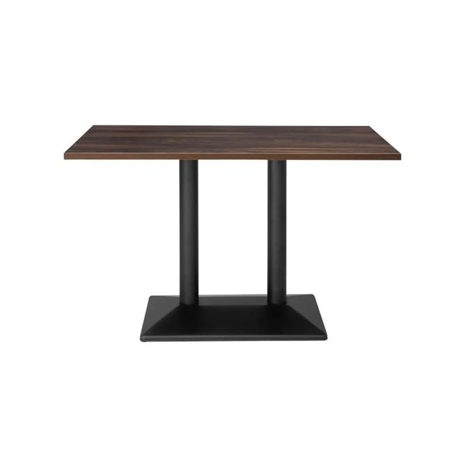 BOXED BOLERO INDOOR DINING TABLE DARK WOOD 1200MM (1 BOX)